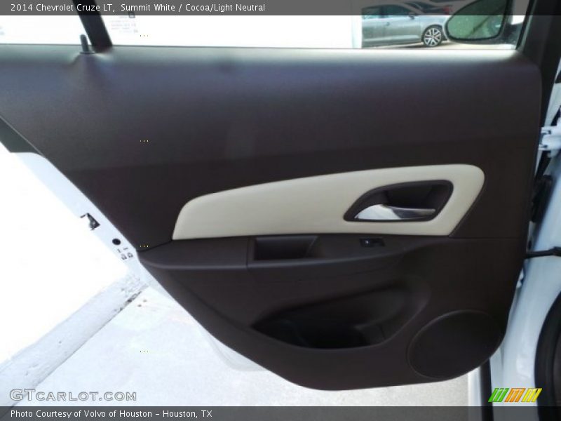 Summit White / Cocoa/Light Neutral 2014 Chevrolet Cruze LT