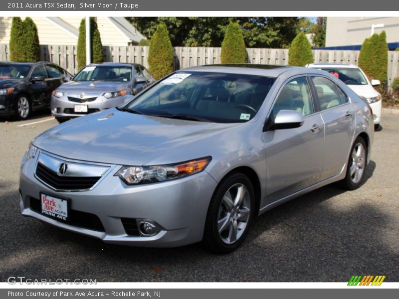 Silver Moon / Taupe 2011 Acura TSX Sedan