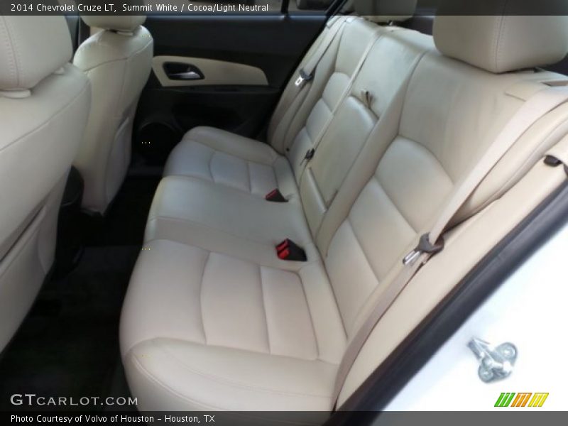 Summit White / Cocoa/Light Neutral 2014 Chevrolet Cruze LT