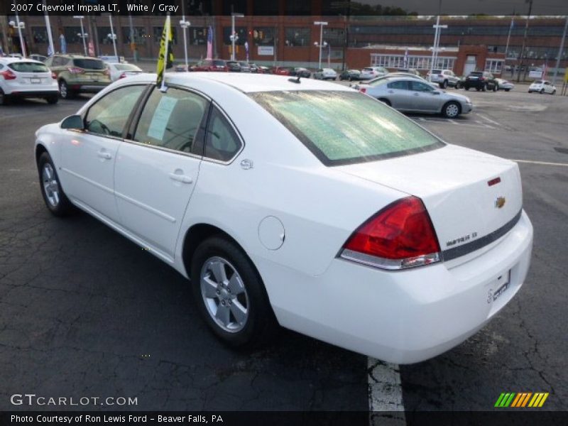 White / Gray 2007 Chevrolet Impala LT