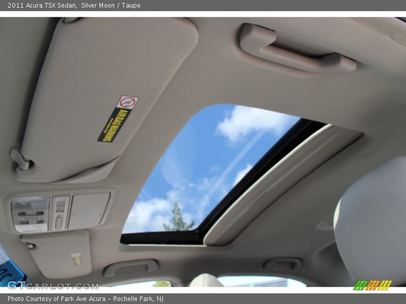 Silver Moon / Taupe 2011 Acura TSX Sedan