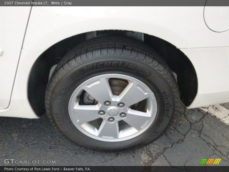 White / Gray 2007 Chevrolet Impala LT