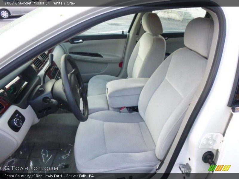White / Gray 2007 Chevrolet Impala LT
