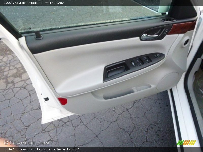 White / Gray 2007 Chevrolet Impala LT