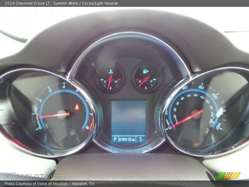 Summit White / Cocoa/Light Neutral 2014 Chevrolet Cruze LT