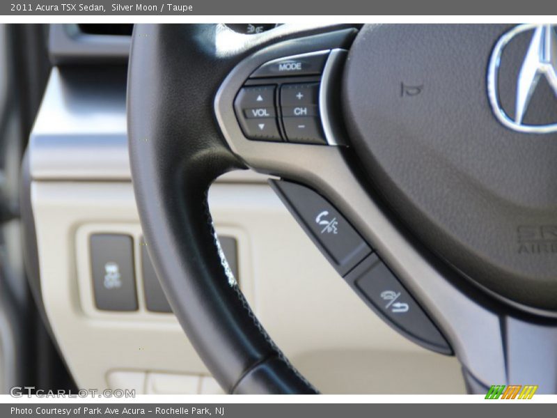 Silver Moon / Taupe 2011 Acura TSX Sedan