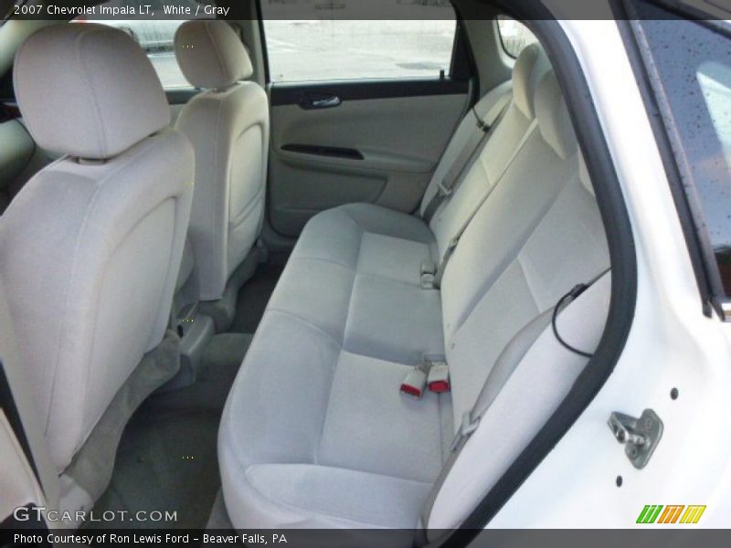 White / Gray 2007 Chevrolet Impala LT