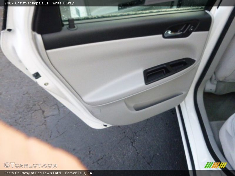 White / Gray 2007 Chevrolet Impala LT