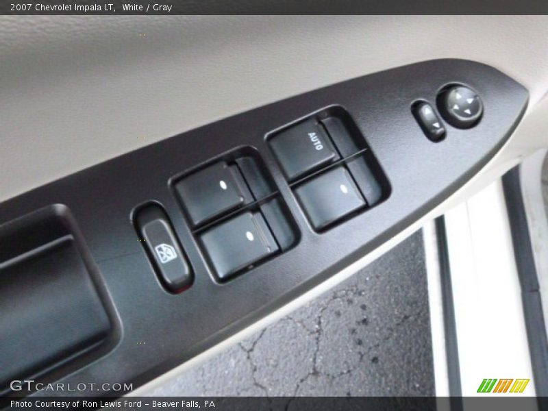 White / Gray 2007 Chevrolet Impala LT