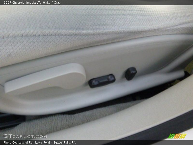 White / Gray 2007 Chevrolet Impala LT