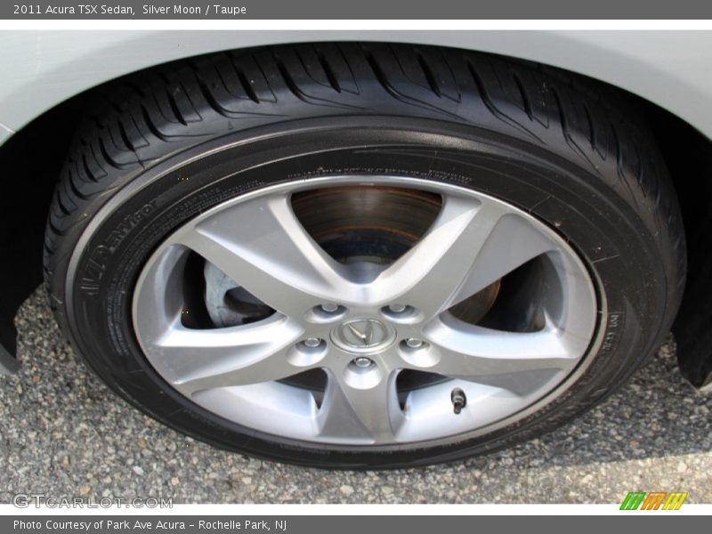 Silver Moon / Taupe 2011 Acura TSX Sedan