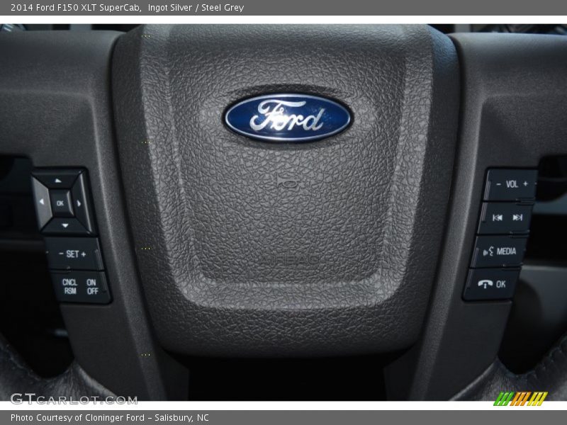 Ingot Silver / Steel Grey 2014 Ford F150 XLT SuperCab