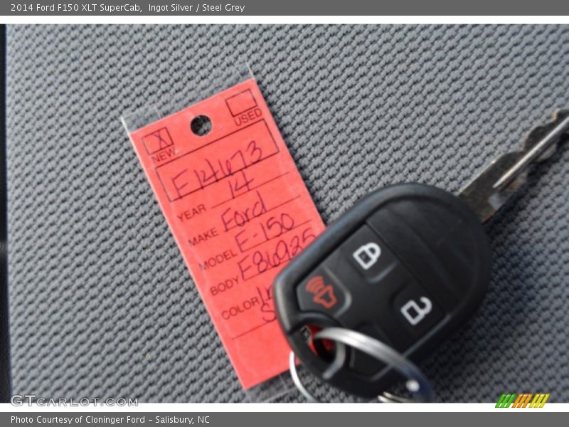 Ingot Silver / Steel Grey 2014 Ford F150 XLT SuperCab