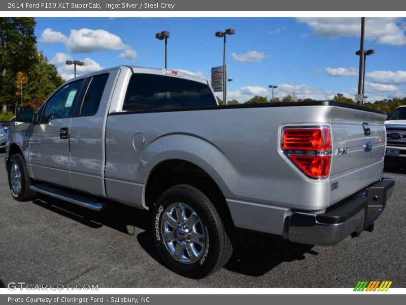 Ingot Silver / Steel Grey 2014 Ford F150 XLT SuperCab