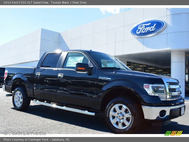 Tuxedo Black / Steel Grey 2014 Ford F150 XLT SuperCrew