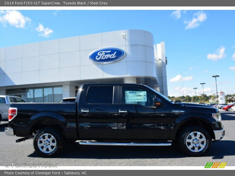 Tuxedo Black / Steel Grey 2014 Ford F150 XLT SuperCrew