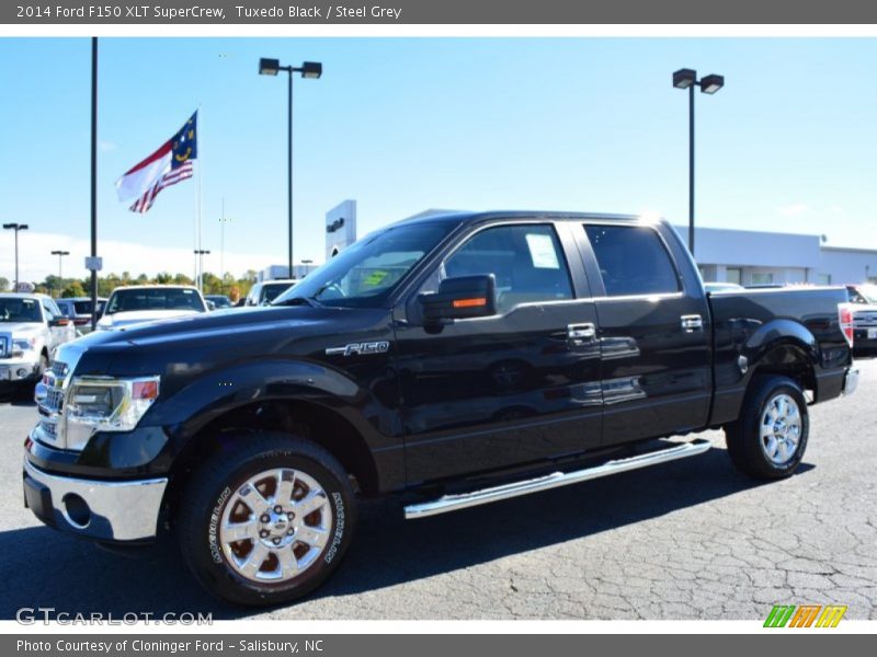 Tuxedo Black / Steel Grey 2014 Ford F150 XLT SuperCrew