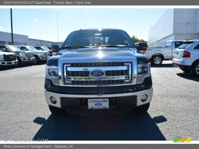 Tuxedo Black / Steel Grey 2014 Ford F150 XLT SuperCrew