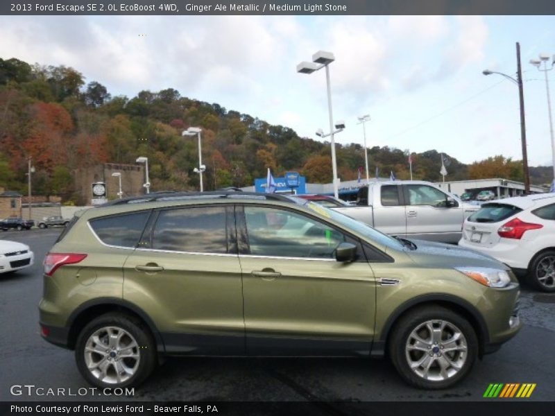 Ginger Ale Metallic / Medium Light Stone 2013 Ford Escape SE 2.0L EcoBoost 4WD