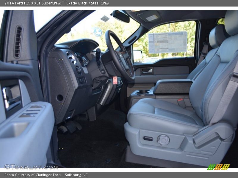 Tuxedo Black / Steel Grey 2014 Ford F150 XLT SuperCrew