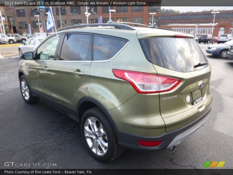 Ginger Ale Metallic / Medium Light Stone 2013 Ford Escape SE 2.0L EcoBoost 4WD