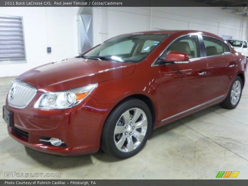 Red Jewel Tintcoat / Cocoa/Cashmere 2011 Buick LaCrosse CXS
