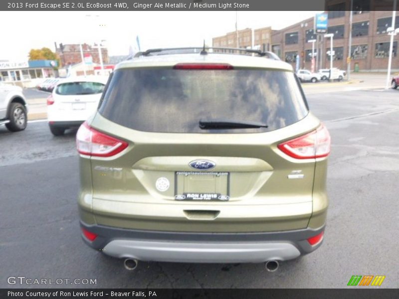 Ginger Ale Metallic / Medium Light Stone 2013 Ford Escape SE 2.0L EcoBoost 4WD