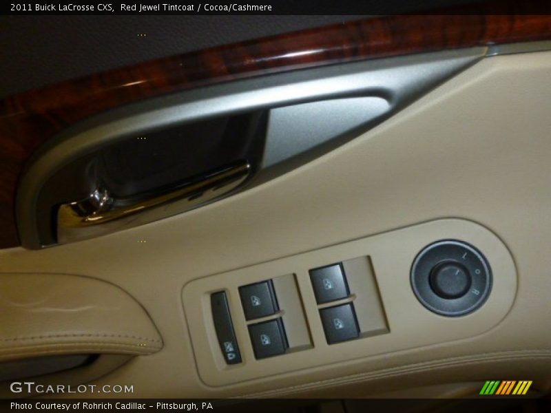 Red Jewel Tintcoat / Cocoa/Cashmere 2011 Buick LaCrosse CXS