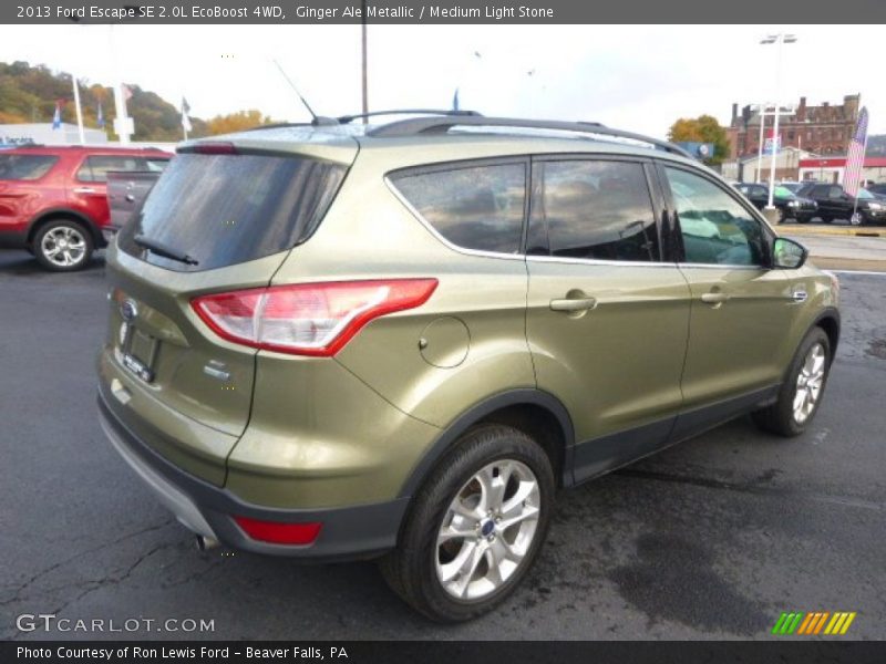 Ginger Ale Metallic / Medium Light Stone 2013 Ford Escape SE 2.0L EcoBoost 4WD