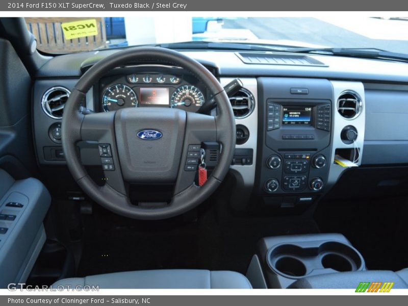 Tuxedo Black / Steel Grey 2014 Ford F150 XLT SuperCrew