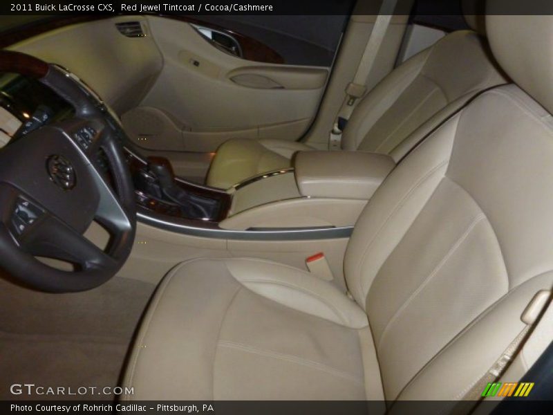 Red Jewel Tintcoat / Cocoa/Cashmere 2011 Buick LaCrosse CXS