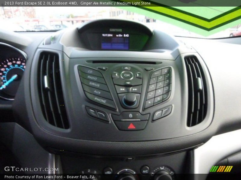 Ginger Ale Metallic / Medium Light Stone 2013 Ford Escape SE 2.0L EcoBoost 4WD