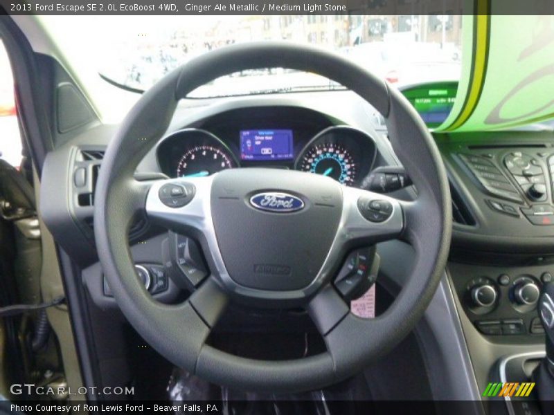 Ginger Ale Metallic / Medium Light Stone 2013 Ford Escape SE 2.0L EcoBoost 4WD