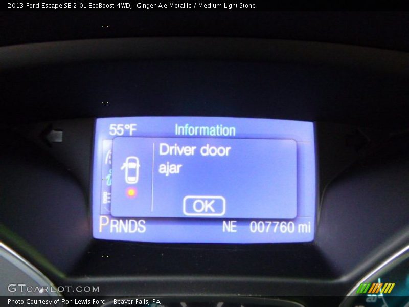 Ginger Ale Metallic / Medium Light Stone 2013 Ford Escape SE 2.0L EcoBoost 4WD