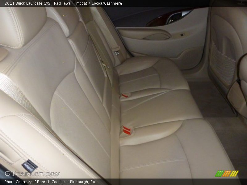 Red Jewel Tintcoat / Cocoa/Cashmere 2011 Buick LaCrosse CXS