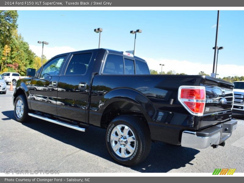 Tuxedo Black / Steel Grey 2014 Ford F150 XLT SuperCrew