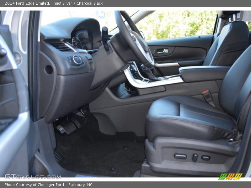 Ingot Silver / Charcoal Black 2014 Ford Edge Limited
