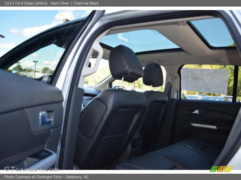 Ingot Silver / Charcoal Black 2014 Ford Edge Limited