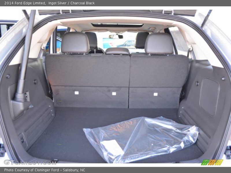 Ingot Silver / Charcoal Black 2014 Ford Edge Limited