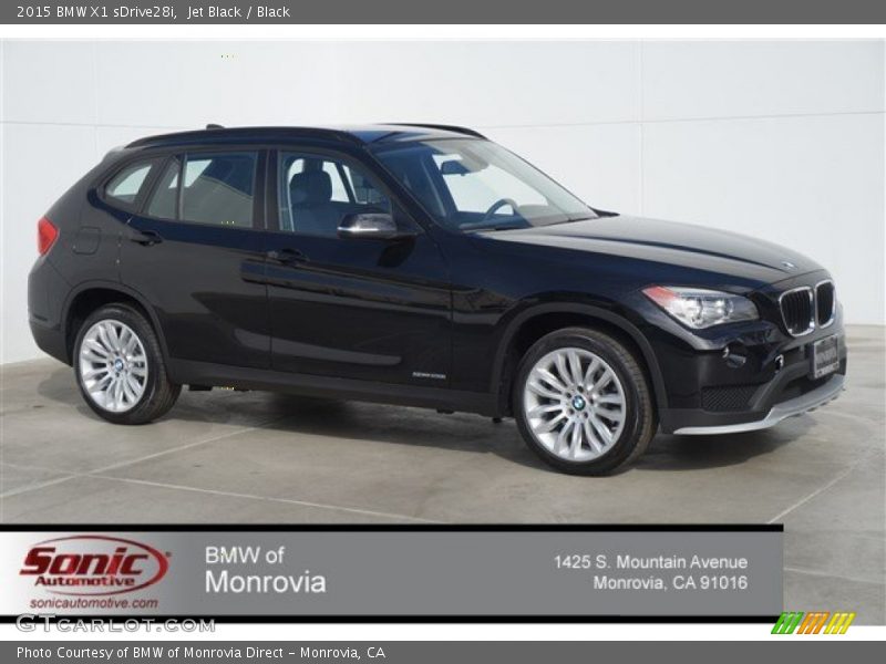 Jet Black / Black 2015 BMW X1 sDrive28i