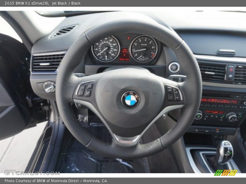 Jet Black / Black 2015 BMW X1 sDrive28i