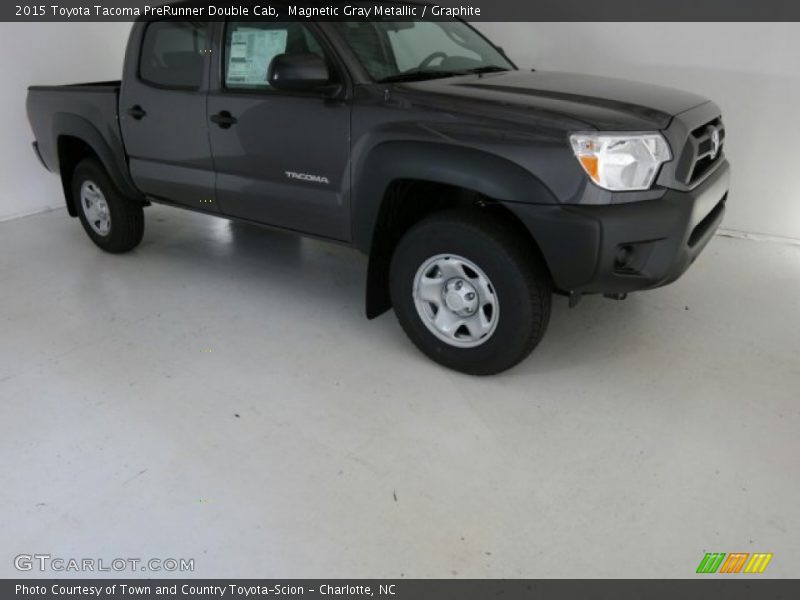 Magnetic Gray Metallic / Graphite 2015 Toyota Tacoma PreRunner Double Cab