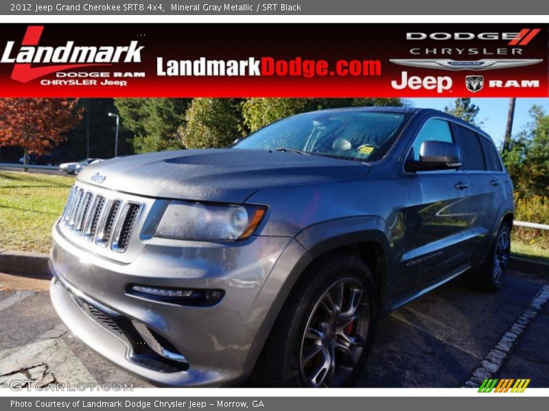 Mineral Gray Metallic / SRT Black 2012 Jeep Grand Cherokee SRT8 4x4