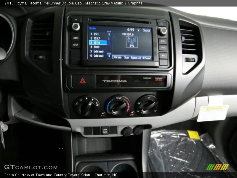 Magnetic Gray Metallic / Graphite 2015 Toyota Tacoma PreRunner Double Cab