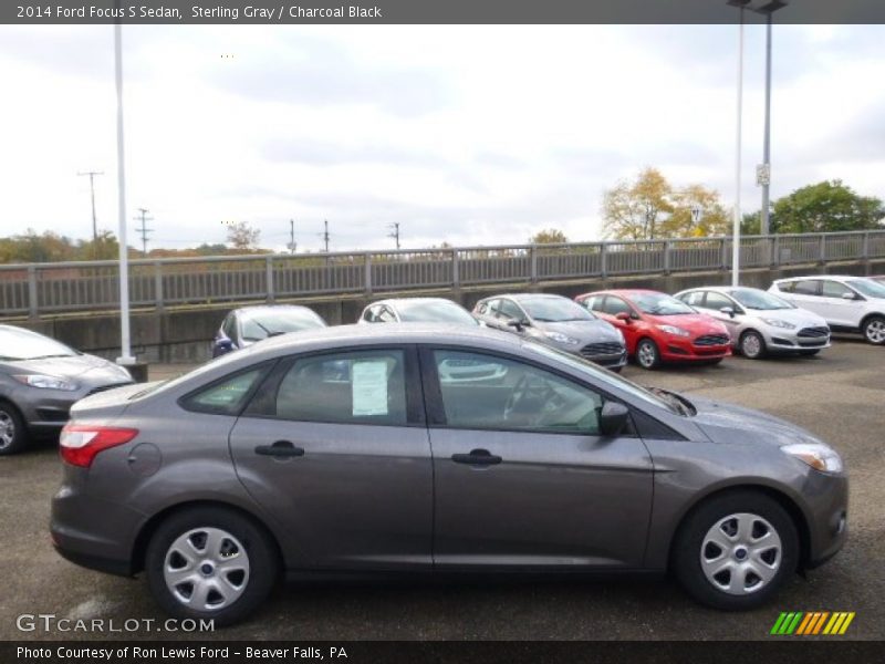 Sterling Gray / Charcoal Black 2014 Ford Focus S Sedan