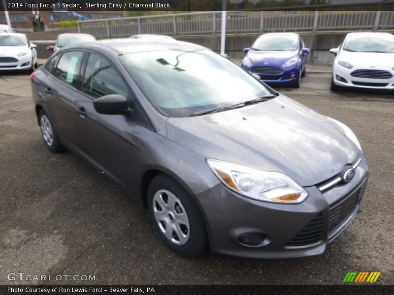 Sterling Gray / Charcoal Black 2014 Ford Focus S Sedan