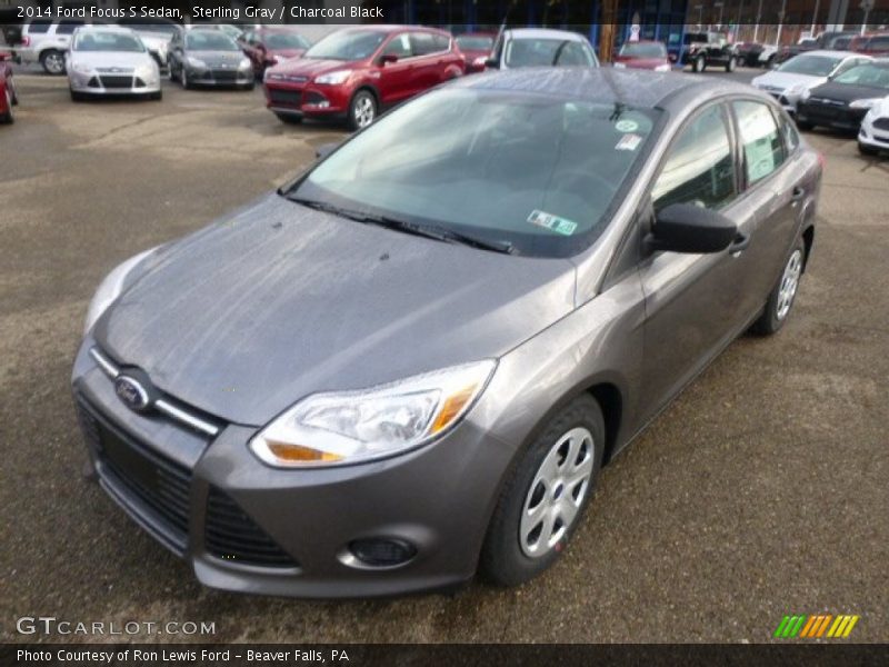 Sterling Gray / Charcoal Black 2014 Ford Focus S Sedan
