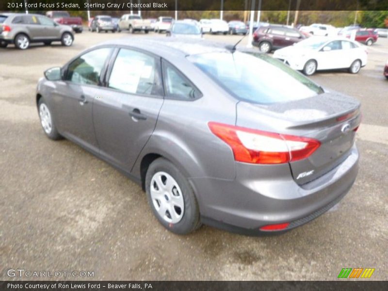 Sterling Gray / Charcoal Black 2014 Ford Focus S Sedan