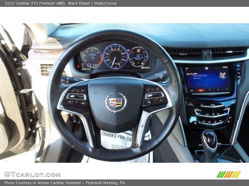 Black Raven / Shale/Cocoa 2013 Cadillac XTS Premium AWD