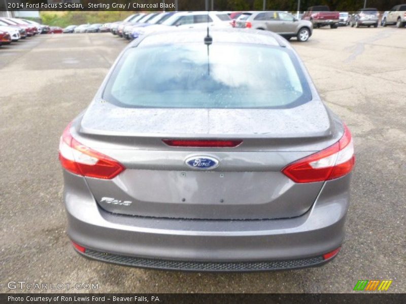 Sterling Gray / Charcoal Black 2014 Ford Focus S Sedan